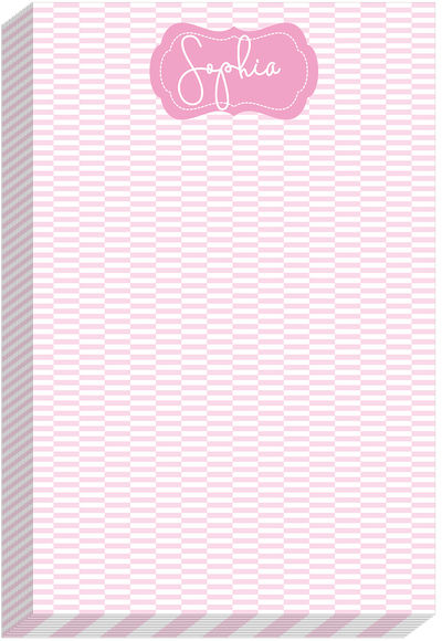 Rattan Pink Notepad
