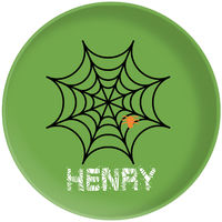 Spiderweb Green Plate