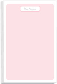 Pink Ornate Frame Note Pad