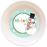Mr. Snowman Plate