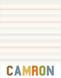 Striped Camo Large Notepad