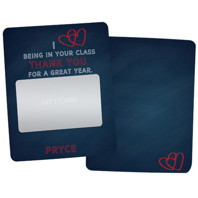 Love to Teachers Gift Card Holders