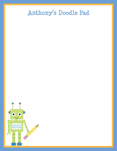 Robotic Fun Doodle Pad