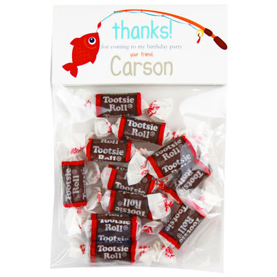 Gone Fishing Birthday Party Candy Bag Favors