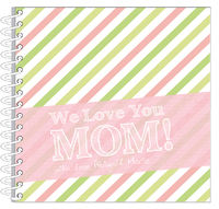 Pink Linen Stripes Journal | Notebook