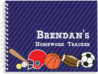 Sporty Stripe Homework Tracker