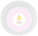 Blushing Chickie Pink Plate