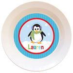 Penguin Girl Plate