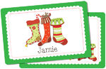 Holiday Stockings Melamine Set
