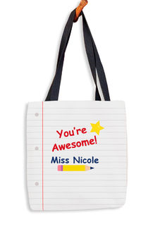 Notebook Note Tote Bag