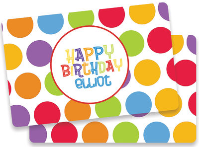 Birthday Dots Placemat