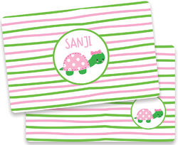 Pink Turtle Placemat