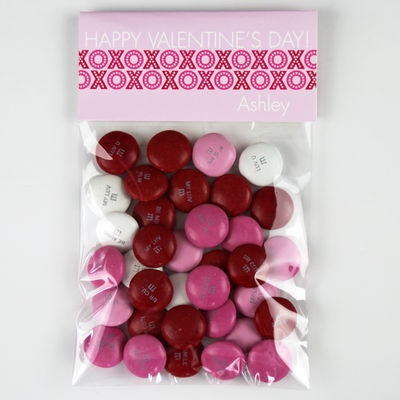 XOXO Valentines Candy Bag Toppers