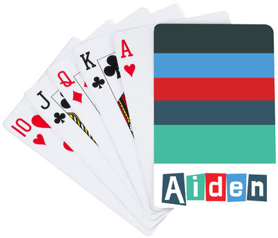 Cool Letter Playing Cards
