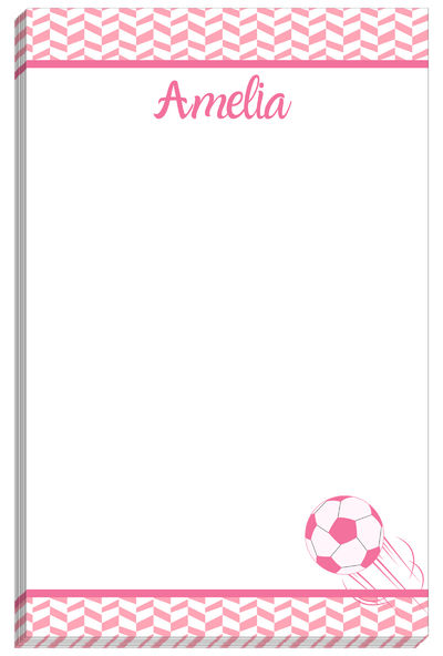 Soccer Pastel Notepad