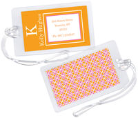 Citrus Pink Luggage Tag