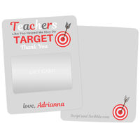 Teachers Target Gift Card Holders