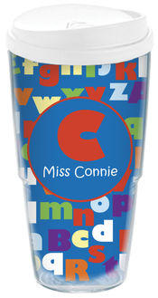 ABC Teacher Acrylic Travel Cup