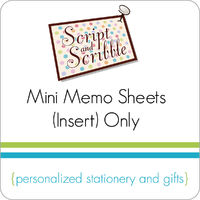 Mini Memo Sheets Only