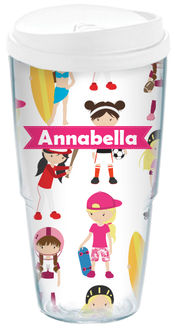 Active Girls Acrylic Travel Cup