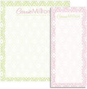 Pink and Green Diamonds Notepad Set