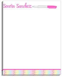 Pink Marker Large Notepad