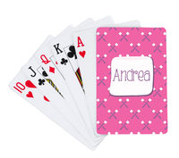 Girly Marshmallows Playing Cards
