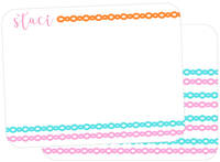 Colorful Chain Note Card