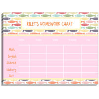 Fishy School Homework Chart