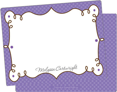 Cafe Lavender Note Card