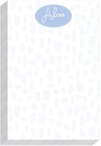 Cheetah Blue Notepad