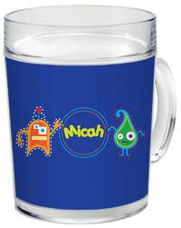Cute Monsters Clear Acrylic Mug