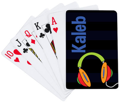 Awesome Headphones Playing Cards