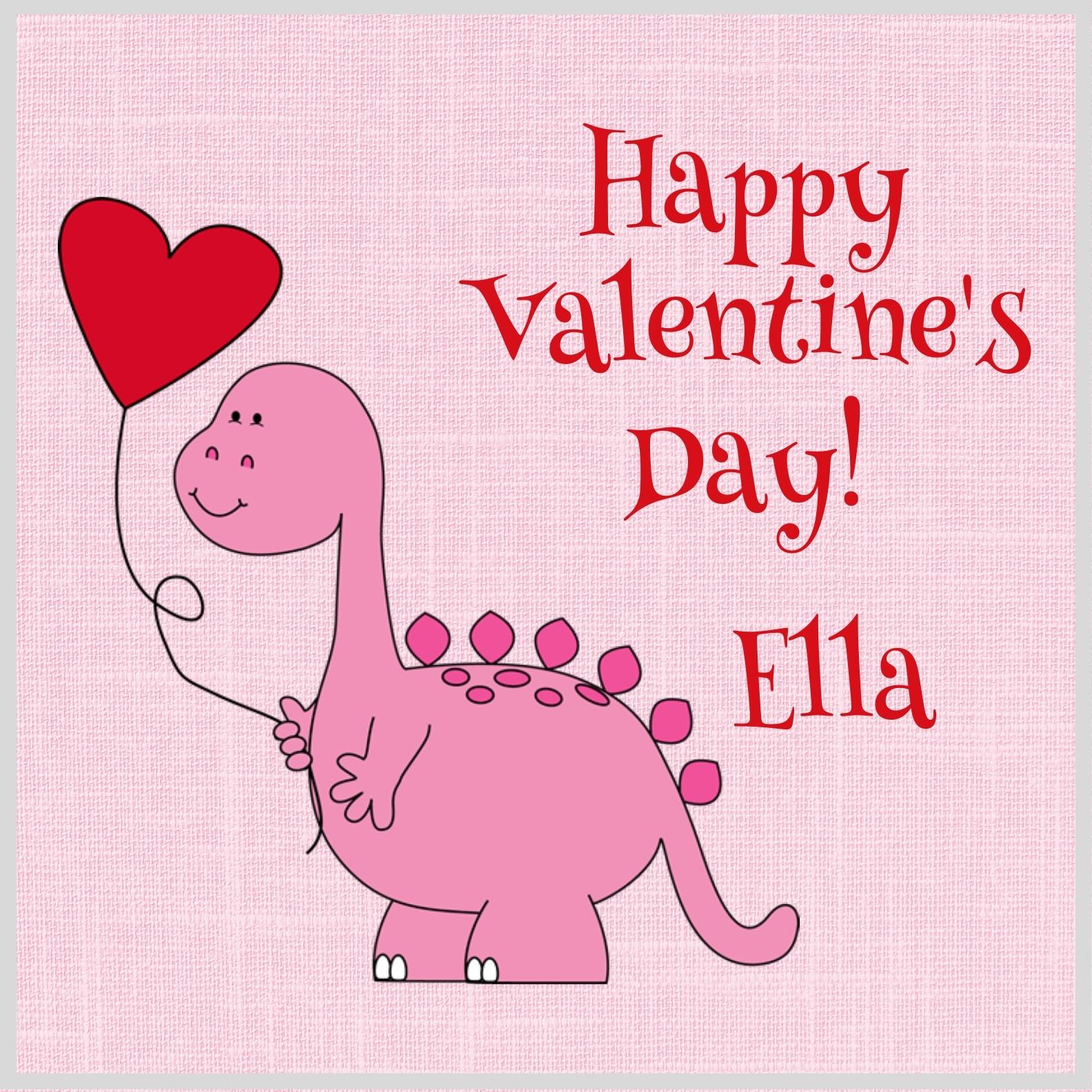 Dino Love Personalized Gift Stickers, Custom Gift Label