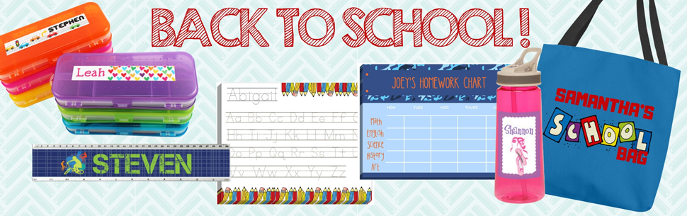 Order unique and custom gifts and school for the new school year