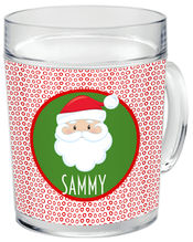 Dotted Santa Acrylic Mug