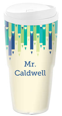 Cool Pencil Points Acrylic Travel Cup