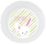 Bunny Face Pink Plate