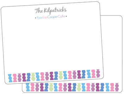 Connected Dots Note Card