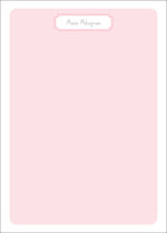 Pink Ornate Frame Memo Sheets