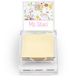 School Supply Sticky Note Holder