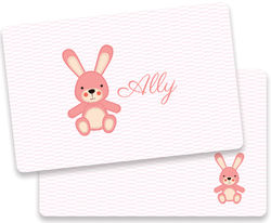 Pink Bunny Placemat