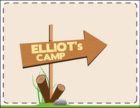 This Way to Camp Foldover Card