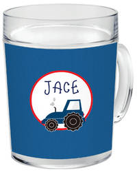 Blue Tractor Acrylic Mug