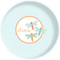 Dragonfly Pastel Plate