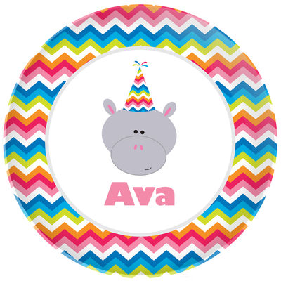 Birthday Hippo Plate