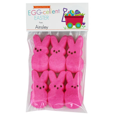 Easter Eggs Wagon Candy Bag Toppers