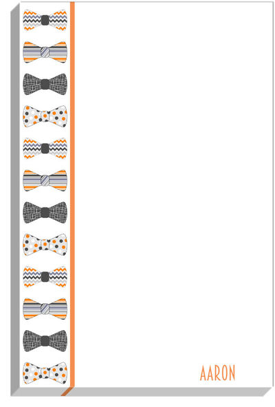 Fall Bow Tie Notepad