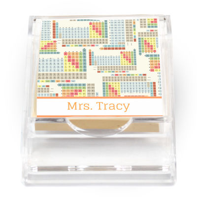 Periodic Table Sticky Note Holder