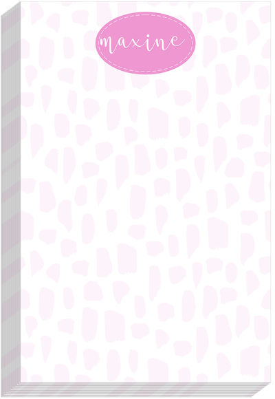 Cheetah Pink Notepad